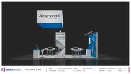 20x20 Peninsula booth design by Exhibit-Rentals